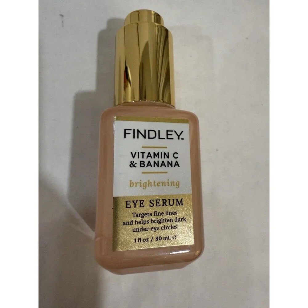 FINDLEY Vitamin C & Banana Brightening Eye Serum 1 Oz/30ml Brighten Dark Circles